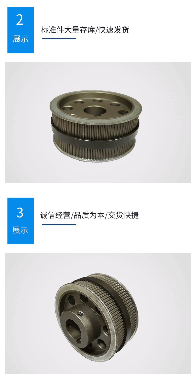 精密齒輪直銷(xiāo)鑄件傳動(dòng)齒輪 雙槽同步輪 電機(jī)鑄鐵輪配件